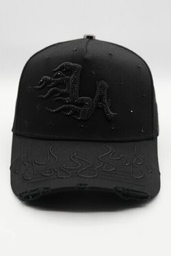 L.A FLAMES (ALL BLACK) HAT