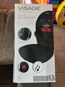 Like new Visage Pro Style Heated Vibrating Back Massager for Home or Car $25