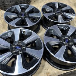  (4x) 2017 2018 Subaru Forester OEM Wheels Rims 17 INCH OEM Charcoal Black