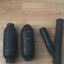 Custom J-Pipe & 2 Resonators