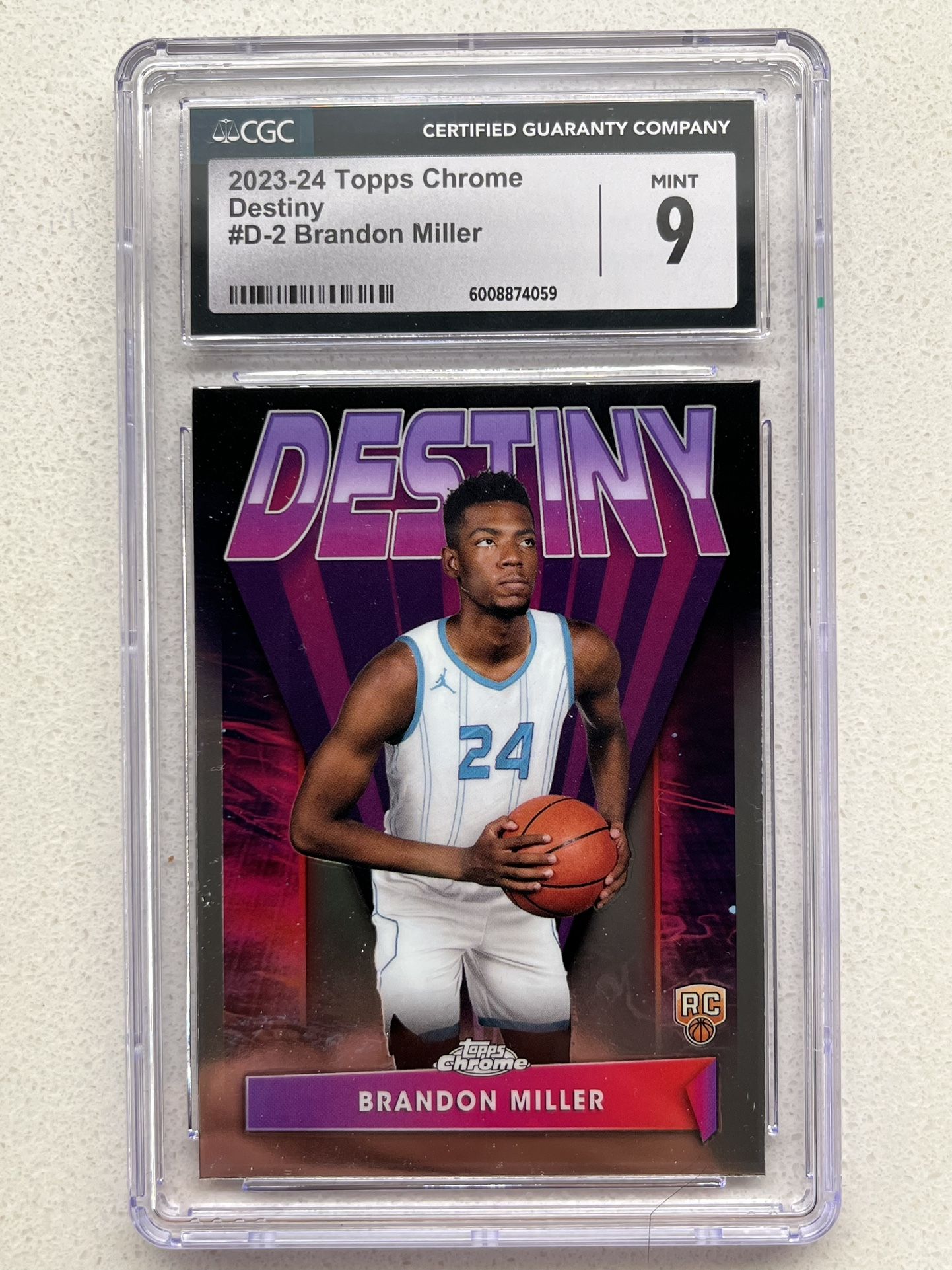 BRANDON MILLER ROOKIE Basketball Card