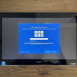 Acer Touchscreen Computer With Ac Adapter