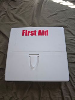 Complete first aid kit.