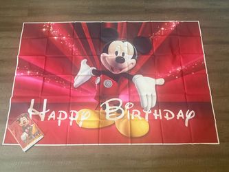 Mickey Mouse backdrop