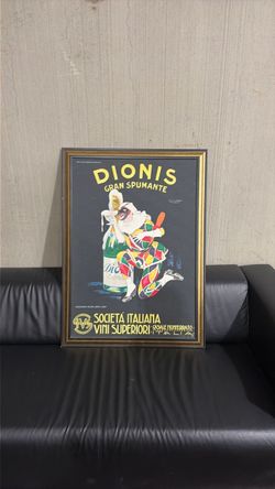 Framed Vintage Dionis Gran Spumante Poster