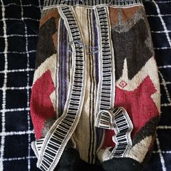 Vintage Mexican Travel Backpack 