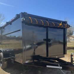 Hydraulic Dump Trailer With Tarp 