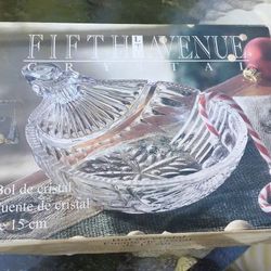 Crystal Ornament Candy Dish 