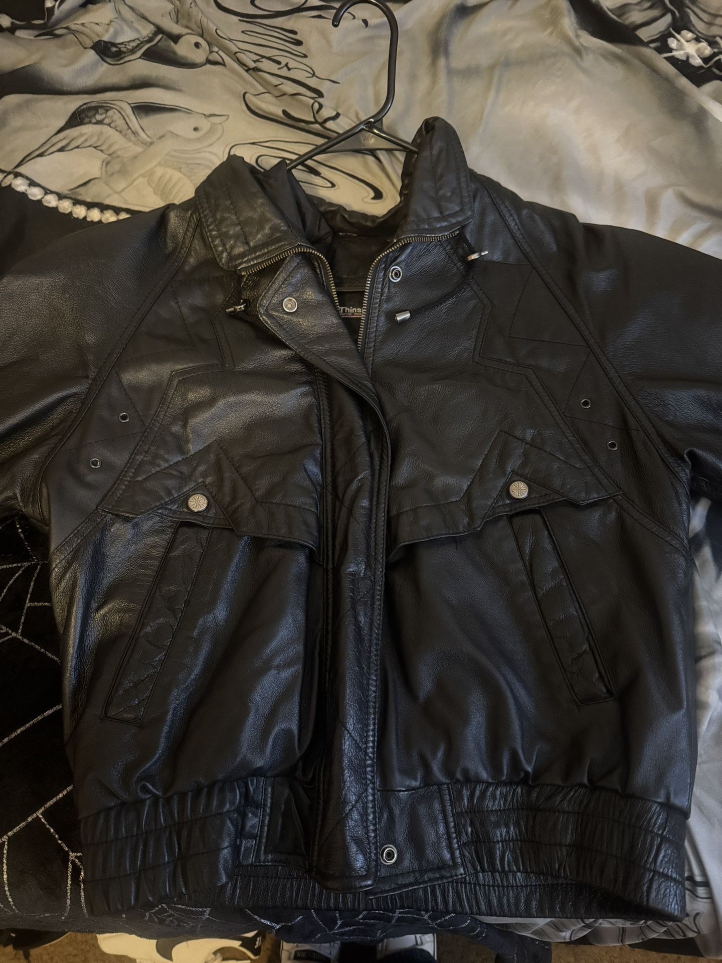 Black Leather Jacket, Wilsons Thinsulate