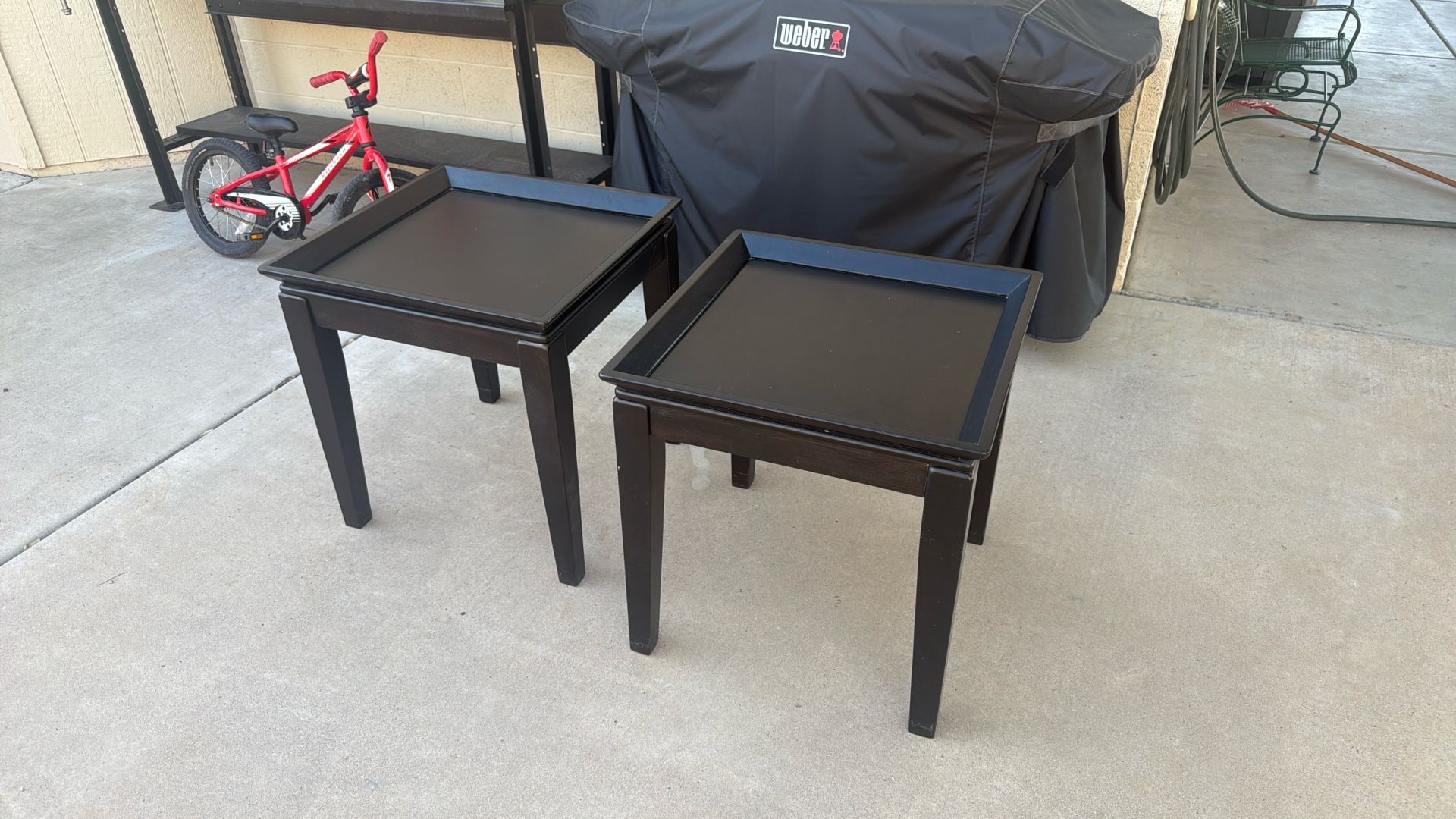 End Table Black 24x24 Nice Furniture