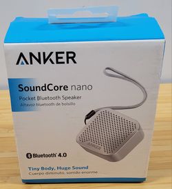 New in Box! ANKER Soundcore A3104 Nano Bluetooth Speaker -Small Body, Big Sound