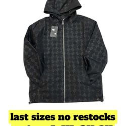 Amiri All Black Windbreaker 