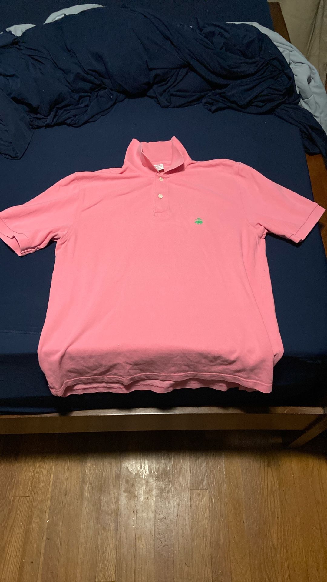 Brooks Brothers Polo Shirt Pink Medium M