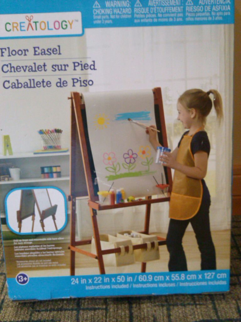 Kids Wood Floor Easel by Creatology, Ages 3+ for Sale in Lynnwood