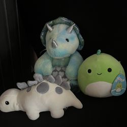 Dinosaur Plushies