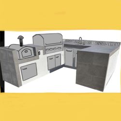 bbq islands asador Isla bara kitchen bar cocina barbeque barbecue Outdoor kitchens bars 