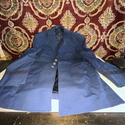 Vintage U.S. Air Force Service Dress Blue Jacket June 30th, 1972