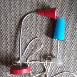 2 Desk Light Lamp Mini Compact Small Side Table Reading Bedroom Living Decor House Ikea  