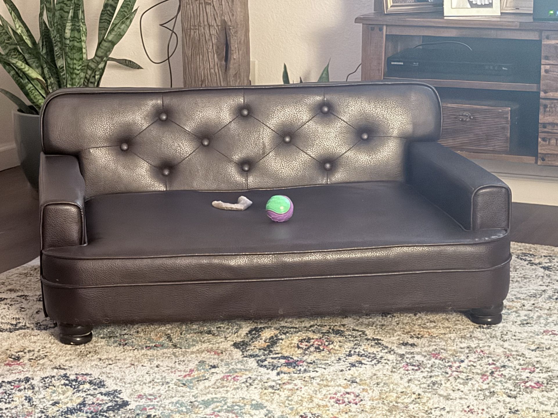 Large Pleather Dog Couch