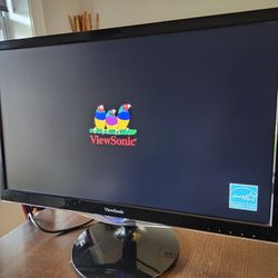 26" ViewSonic Gaming Monitor Computer Monitor DVI And HDMI Built-in Speaker