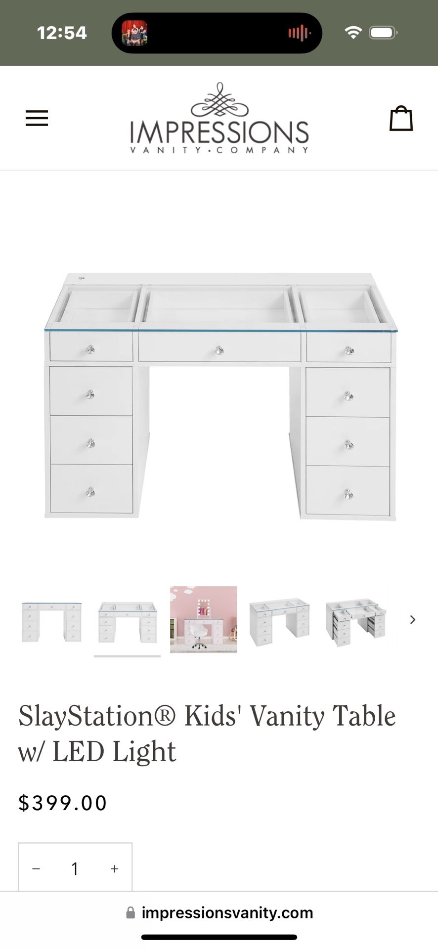 Kids Vanity Desk 