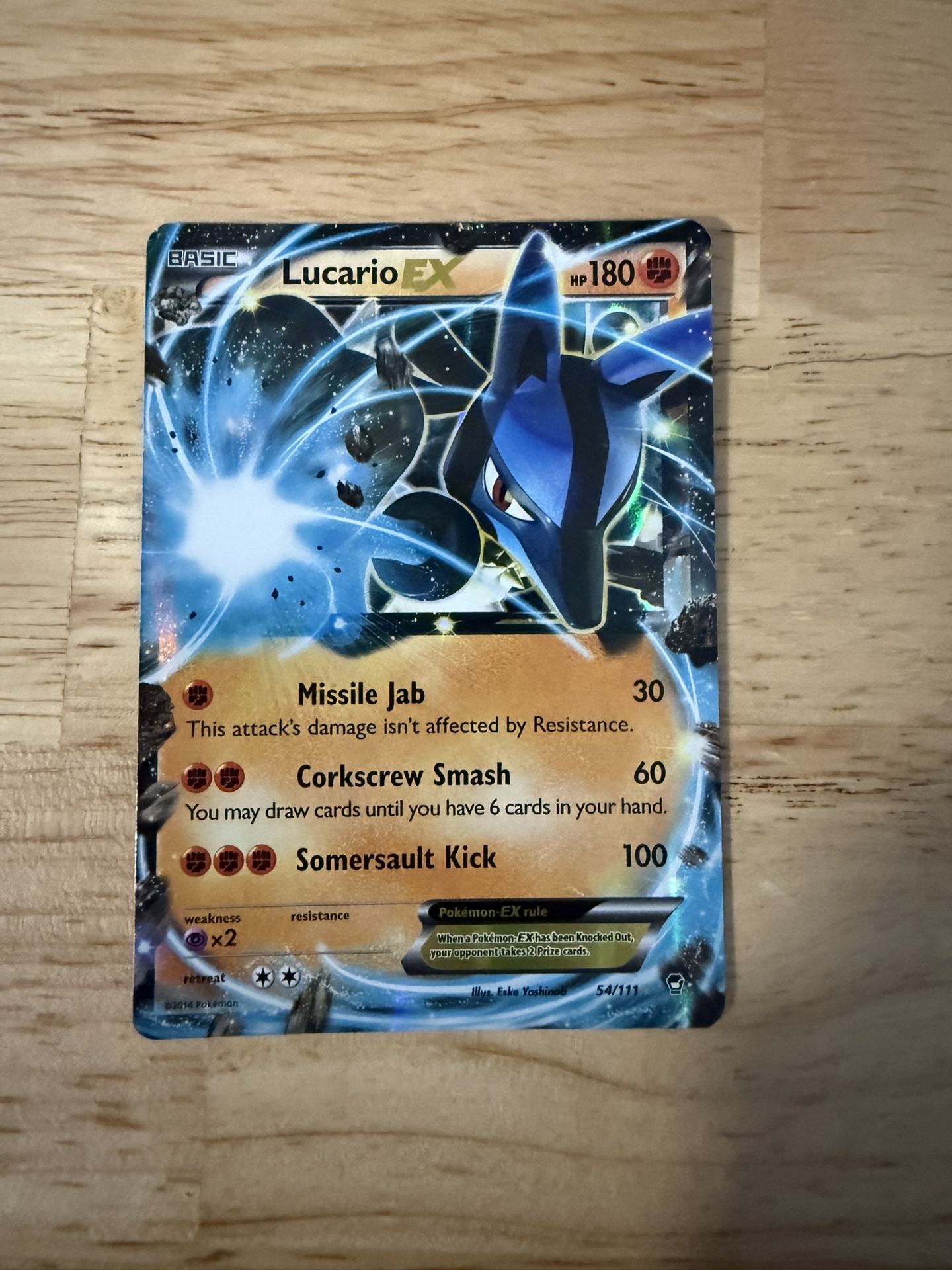 LucarioEX Pokémon Card