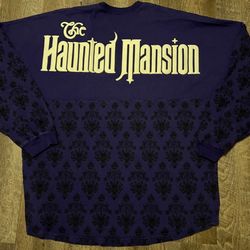 Disney Parks Haunted Mansion Ghost Host Glow in the Dark Spirit Jersey size XL