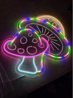 Mushroom Neon Sign
