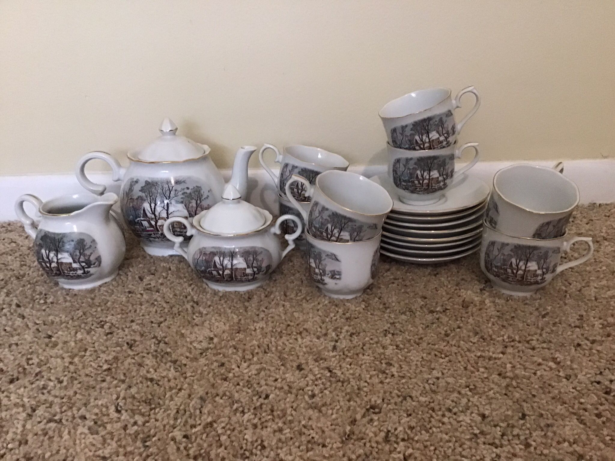China Tea Service For 8