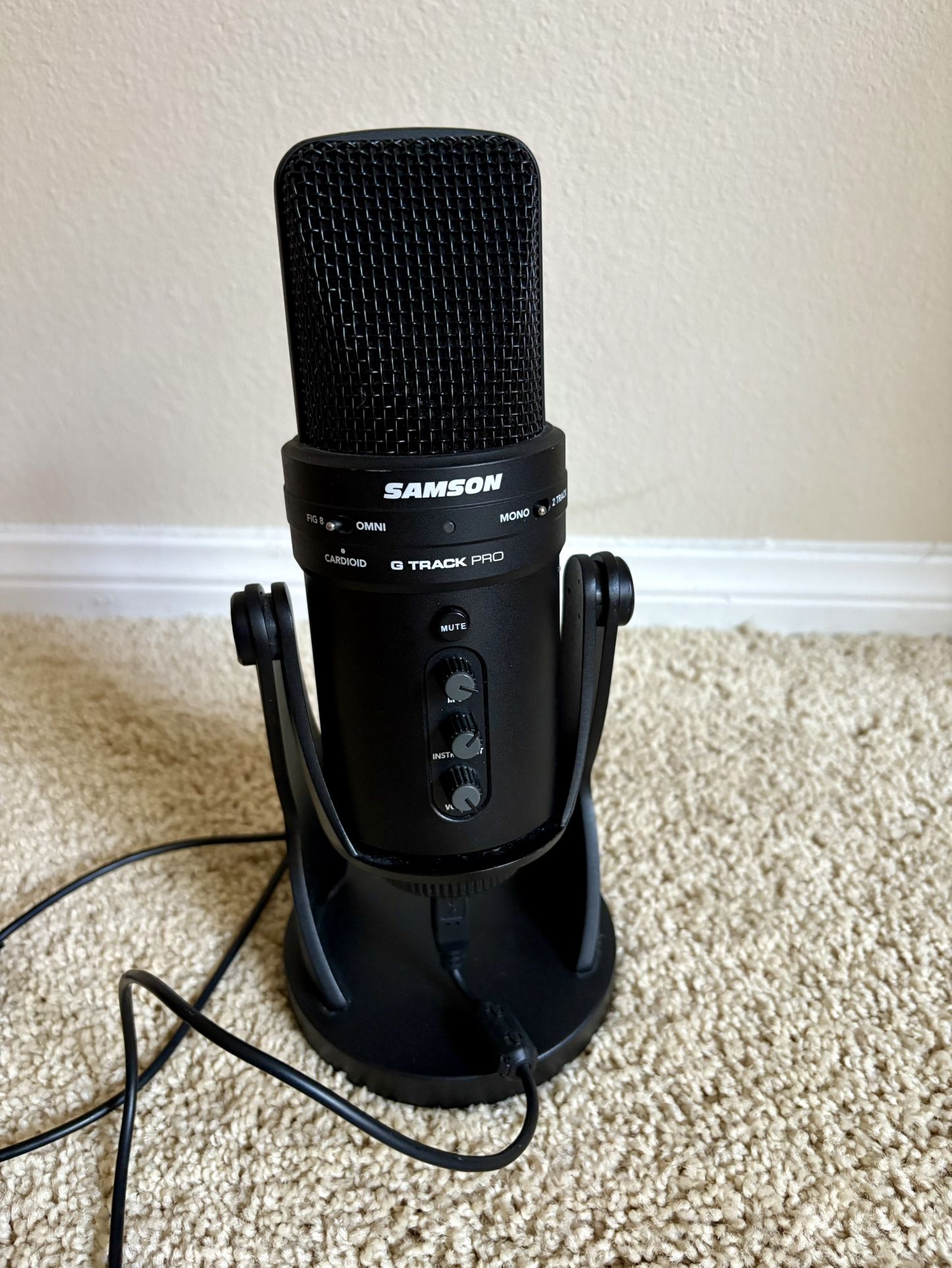 Samson G-Track Pro USB Microphone - Used, No Box