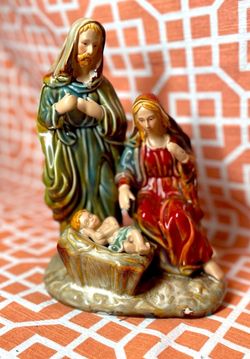 Nativity Scene Holy Family Joseph, Mary & Baby Jesus EPC