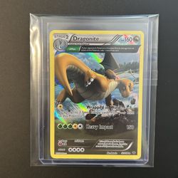 Pokemon Card Dragonite Holo 52/108 Roaring Skies LP