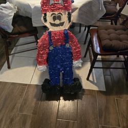Mario Bros Piñata $20 ea. Little more than 3ft tall.fiesta,cumpleaños, birthday party,boy, kids,red,blue, they were for display. 
