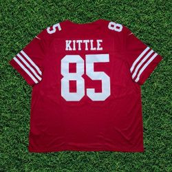 George Kittle -  Nike Vapor Jersey Elite- San Francisco 49ers - Men's 2XL