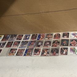 NBA CARDS (Chicago bulls team) (1991-92) 34 cards in total
