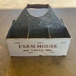 Vintage Milk Carton Tray / Decoration / Tool Organizer