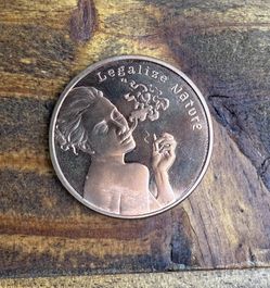 Legalize Nature 1 Ounce Copper Round