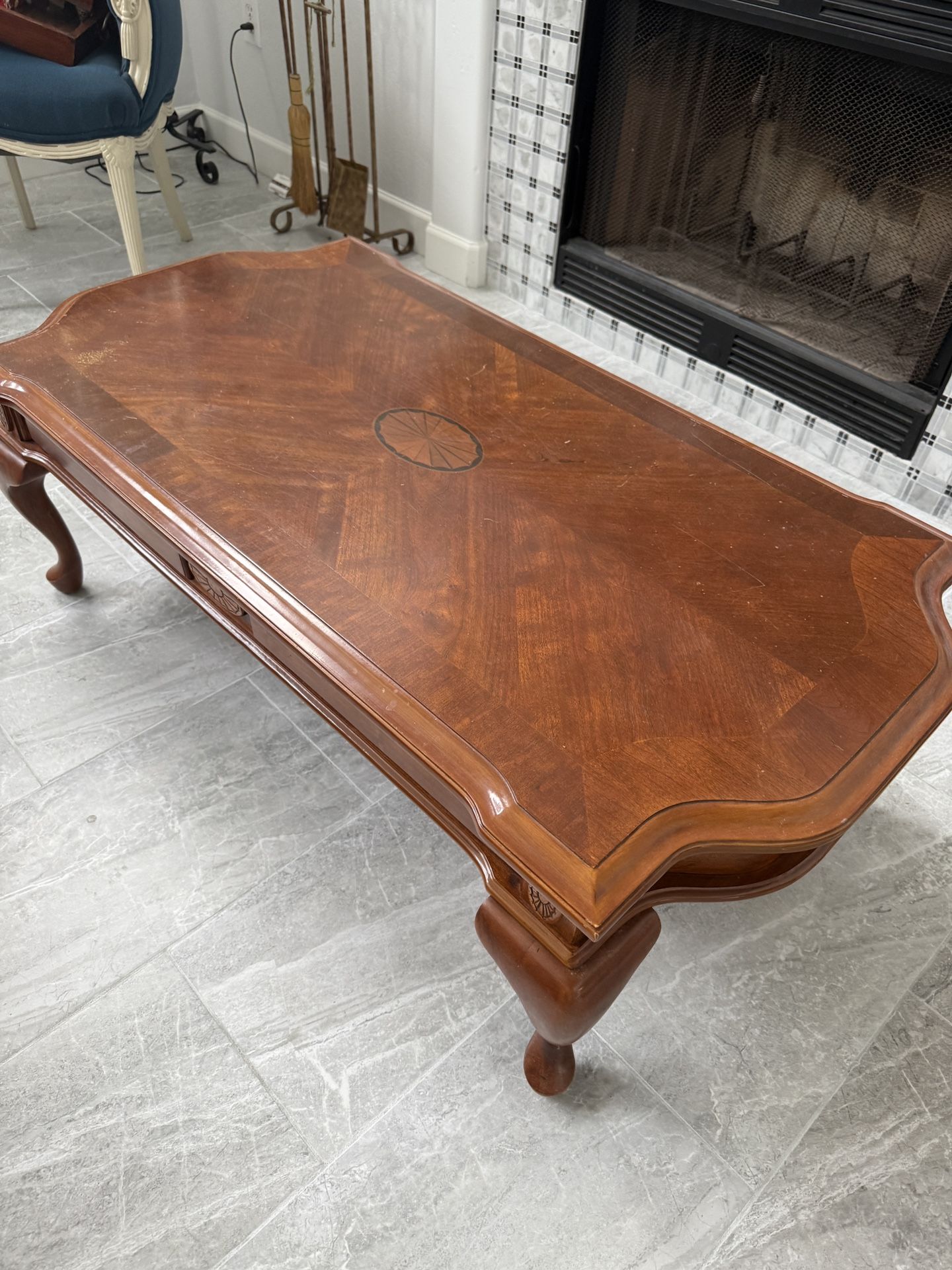French provincial style coffee table