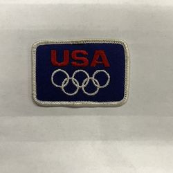 Vintage USA Olympic Rings Patch 