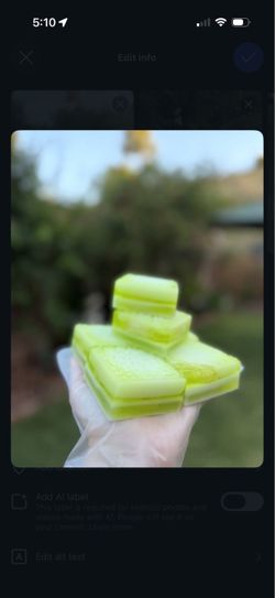 Handmade goats milk soap bars