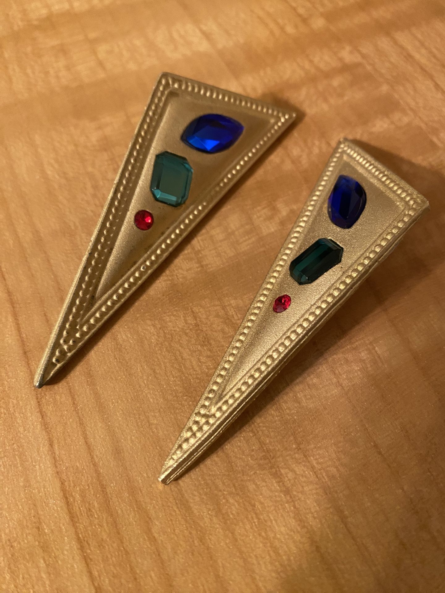 Vintage Park Lane Multicolor Rhinestone Earrings