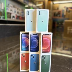 iPhone 11, 12 & 12 Mini Brand New ( TAKE IT HOME IN PAYMENTS TODAY)