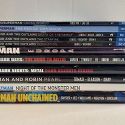 Mix Of Dc Comic Graphic Novels