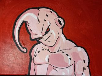 Kid buu Acrylic painting DBZ