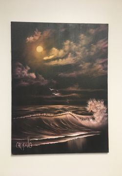 Painted canvas