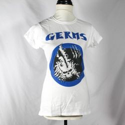 The Germs Punk Band Womens Juniors Tee T Shirt 