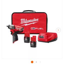 New Impact Wrench With 2 Batteries