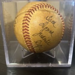 Signed Baseball From 80s