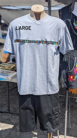 Playera Bordados Punto Cruz