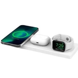 3 In 1 Wireless Charging Station (charges 3 Devices Including iWatch)